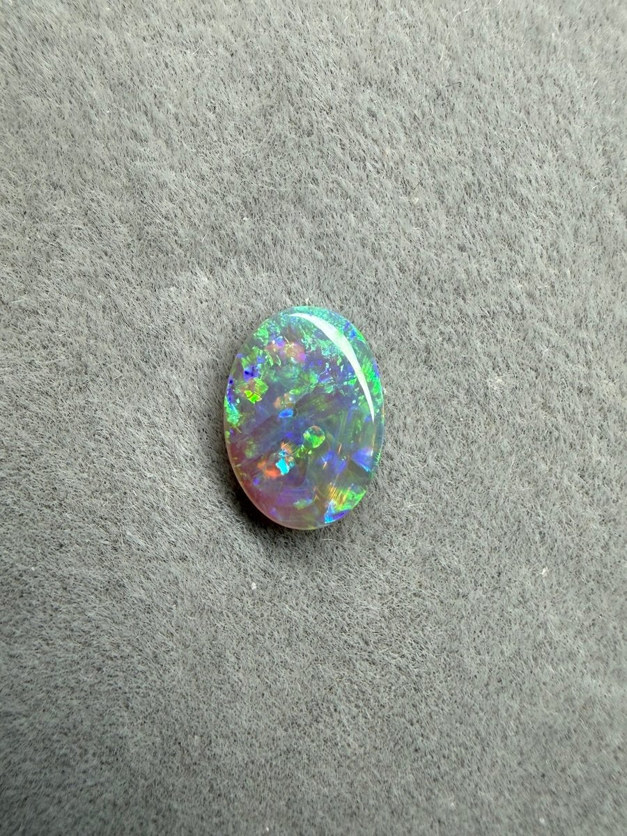 0.8ct Top Gem Solid Dark Crystal Opal - Masterpiece Opals Store