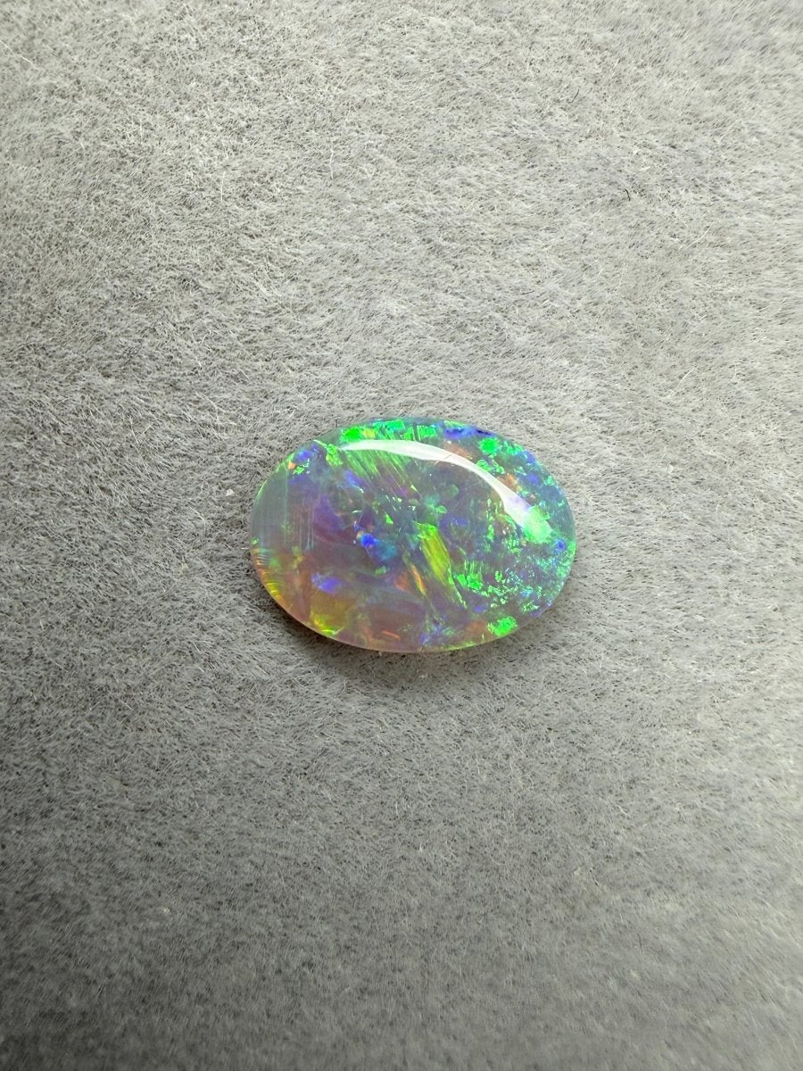 0.8ct Top Gem Solid Dark Crystal Opal - Masterpiece Opals Store