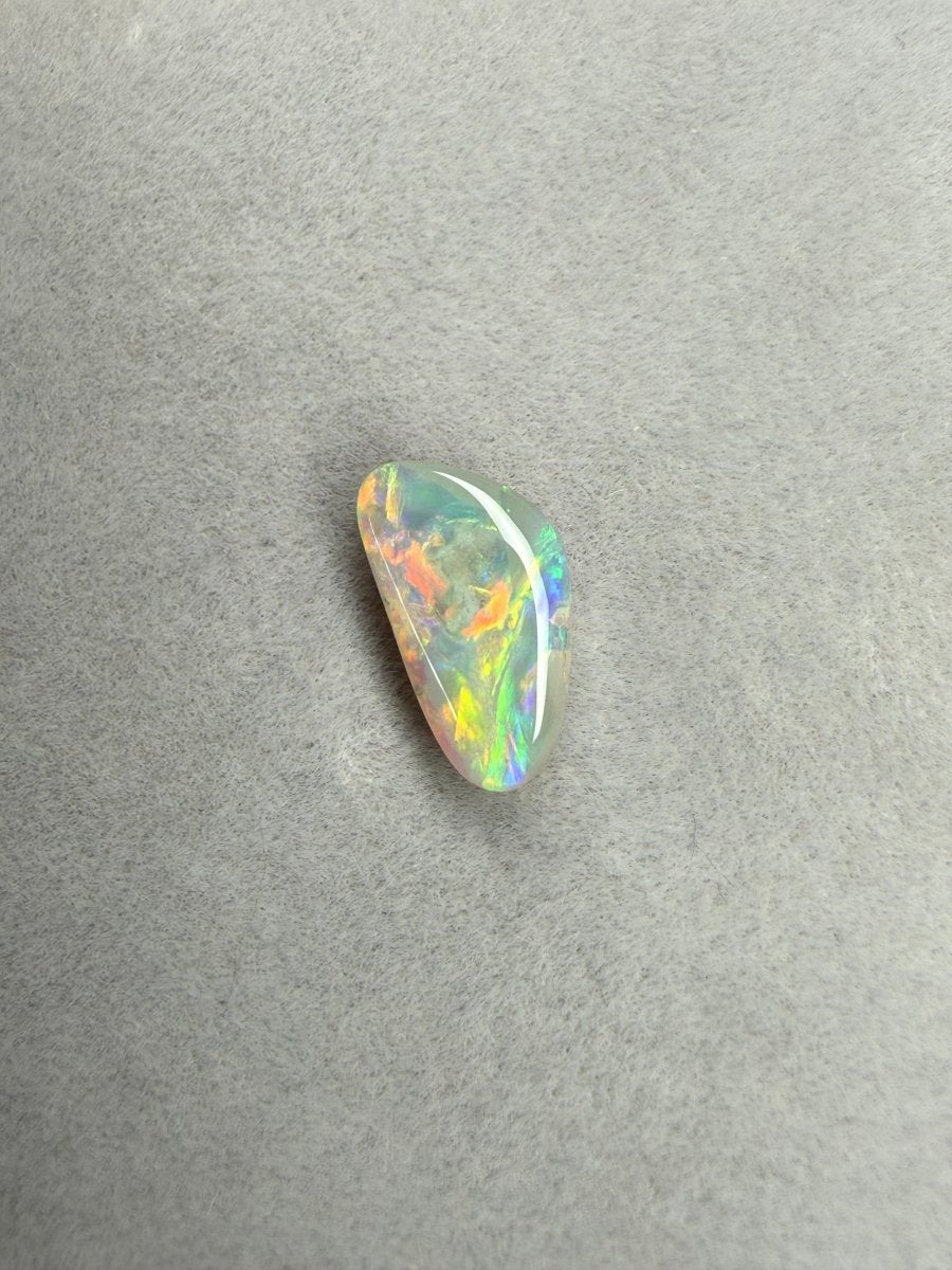 1.5ct Solid Dark Opal Multicolor – Freiform - Masterpiece Opals Store