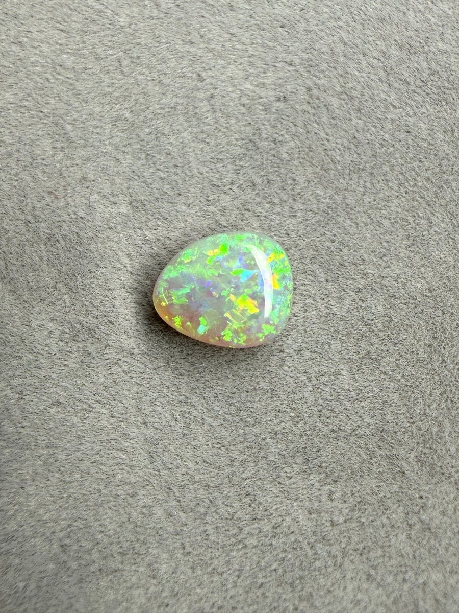 1.7ct Solid Dark Opal – Grün, Blau, Orange & Gelb - Masterpiece Opals Store