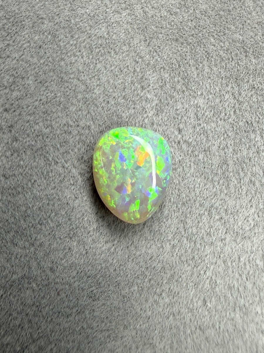 1.7ct Solid Dark Opal – Grün, Blau, Orange & Gelb - Masterpiece Opals Store