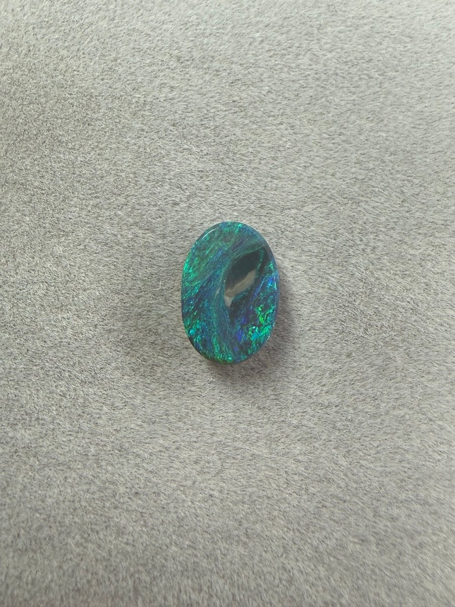1.9ct Solid Black Opal - Masterpiece Opals Store