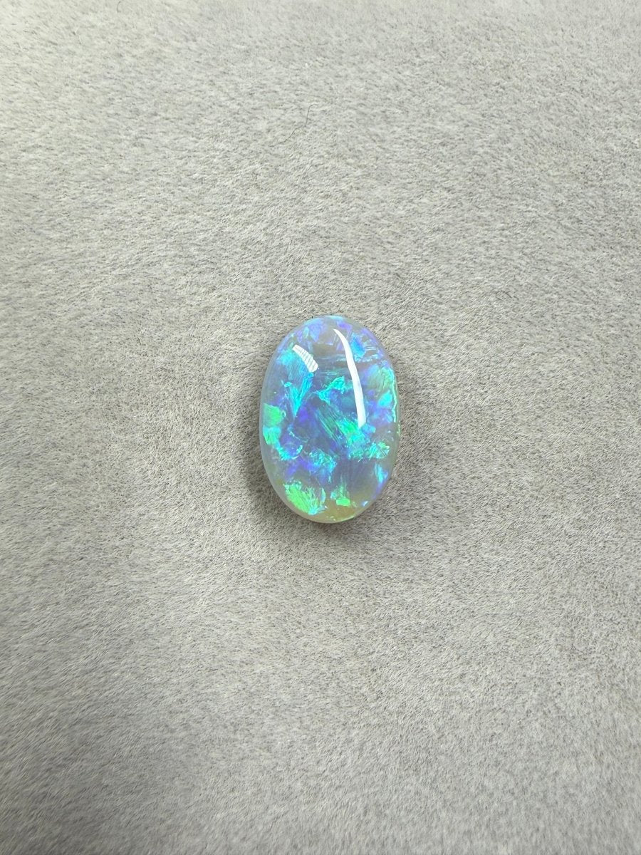3.3ct Solid Dark Opal – Ovale Form - Masterpiece Opals Store