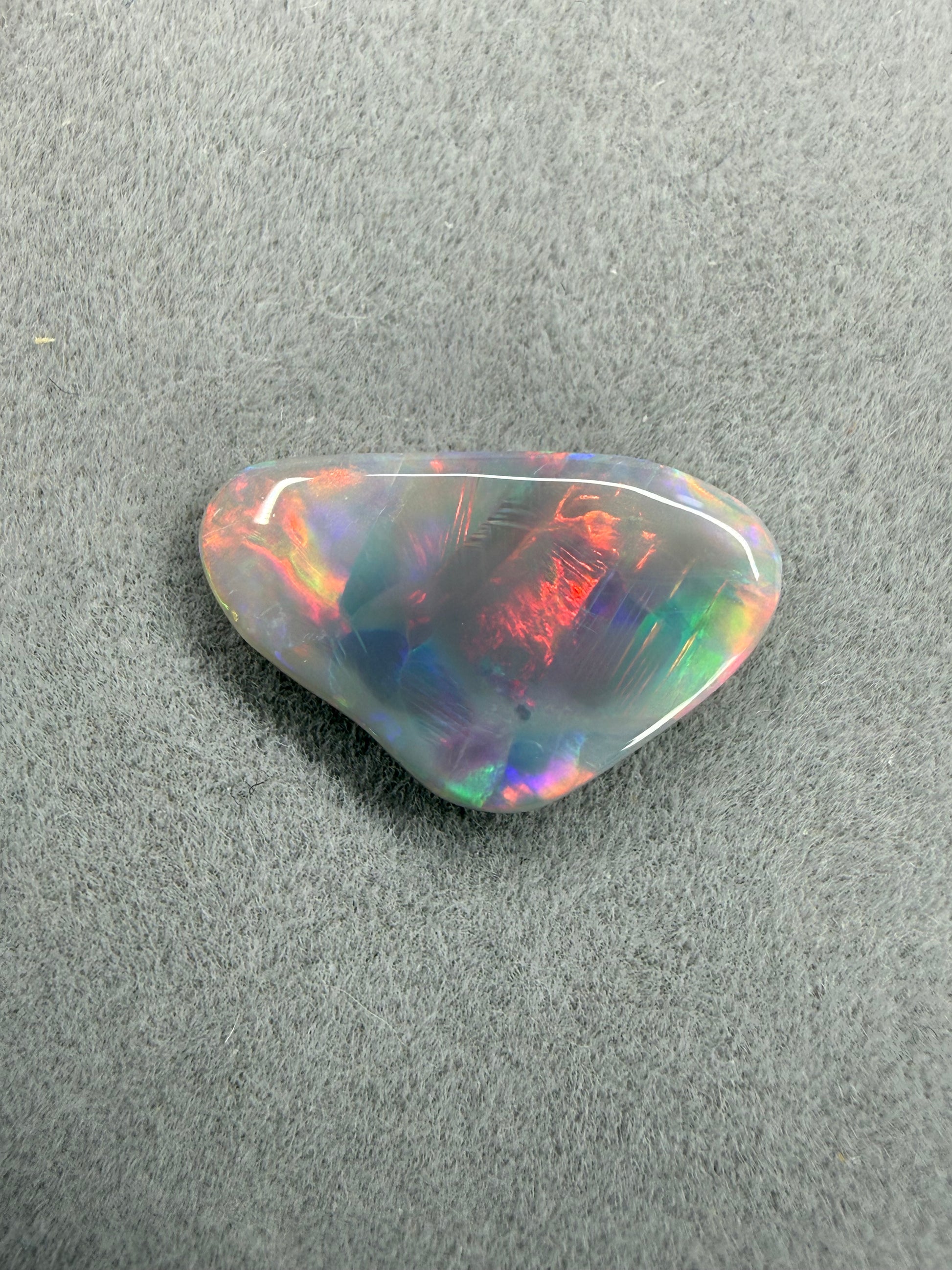 Masterpiece Opals Store Solid Dark Opal Multicolour auf grauem Hintergrund