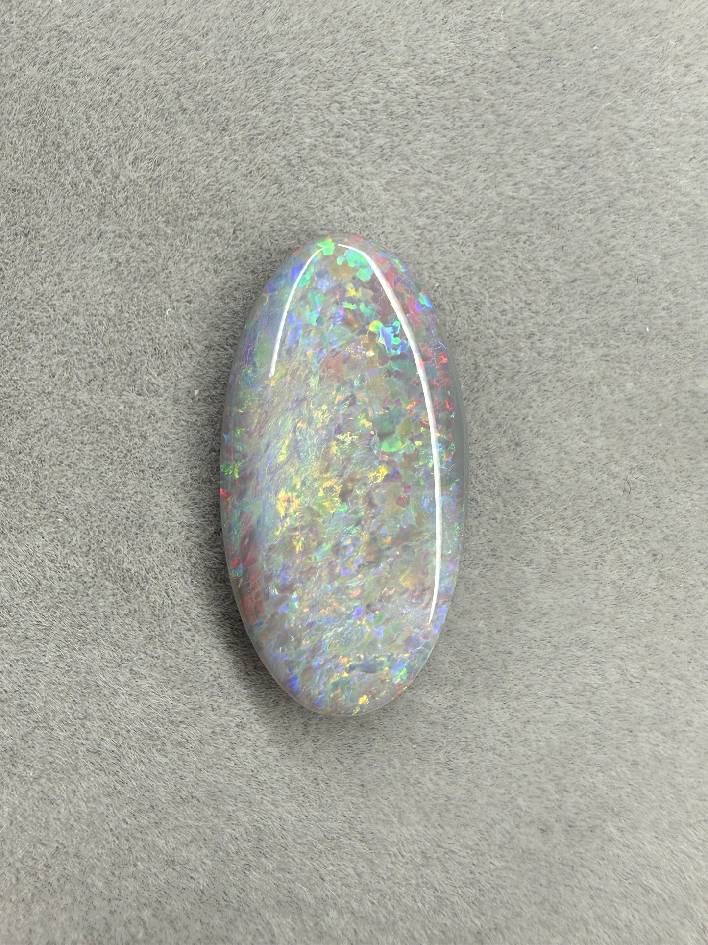 7.7ct Solider Dunkler Opal, mehrfarbig, von Masterpiece Opals Store