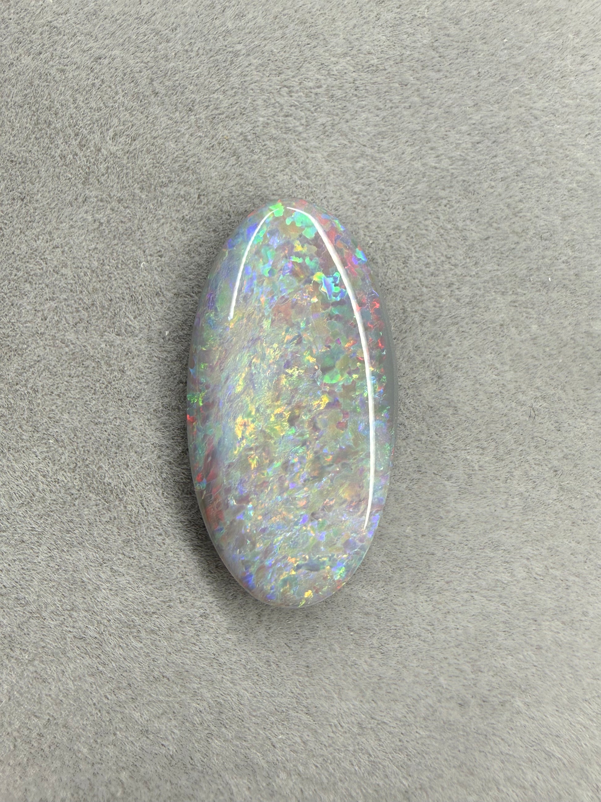 7.7ct Solider Dunkler Opal, mehrfarbig, von Masterpiece Opals Store