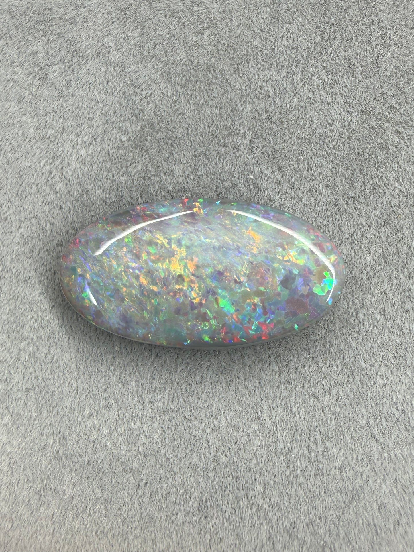 7.7ct Solider Dunkler Opal, mehrfarbig, von Masterpiece Opals Store