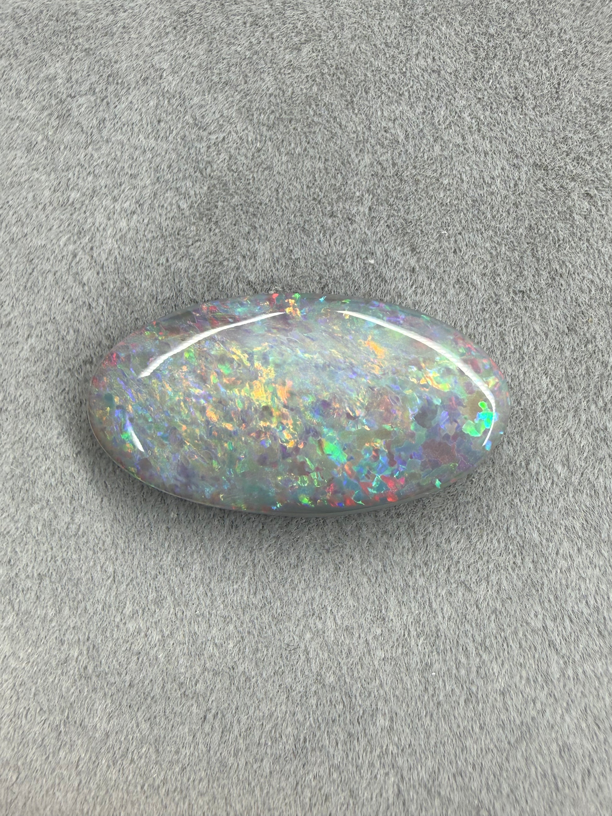 7.7ct Solider Dunkler Opal, mehrfarbig, von Masterpiece Opals Store
