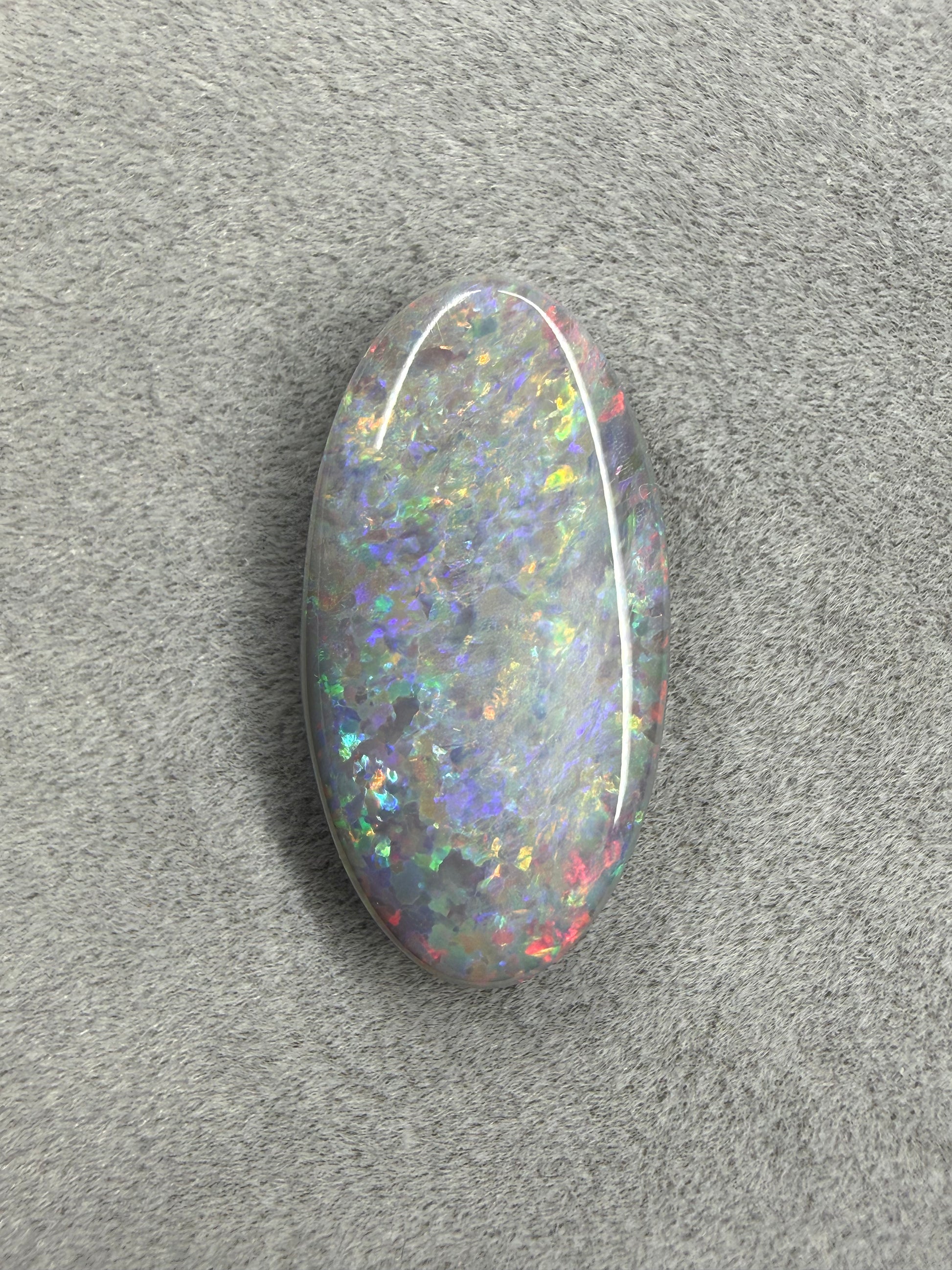 7.7ct Solider Dunkler Opal, mehrfarbig, von Masterpiece Opals Store