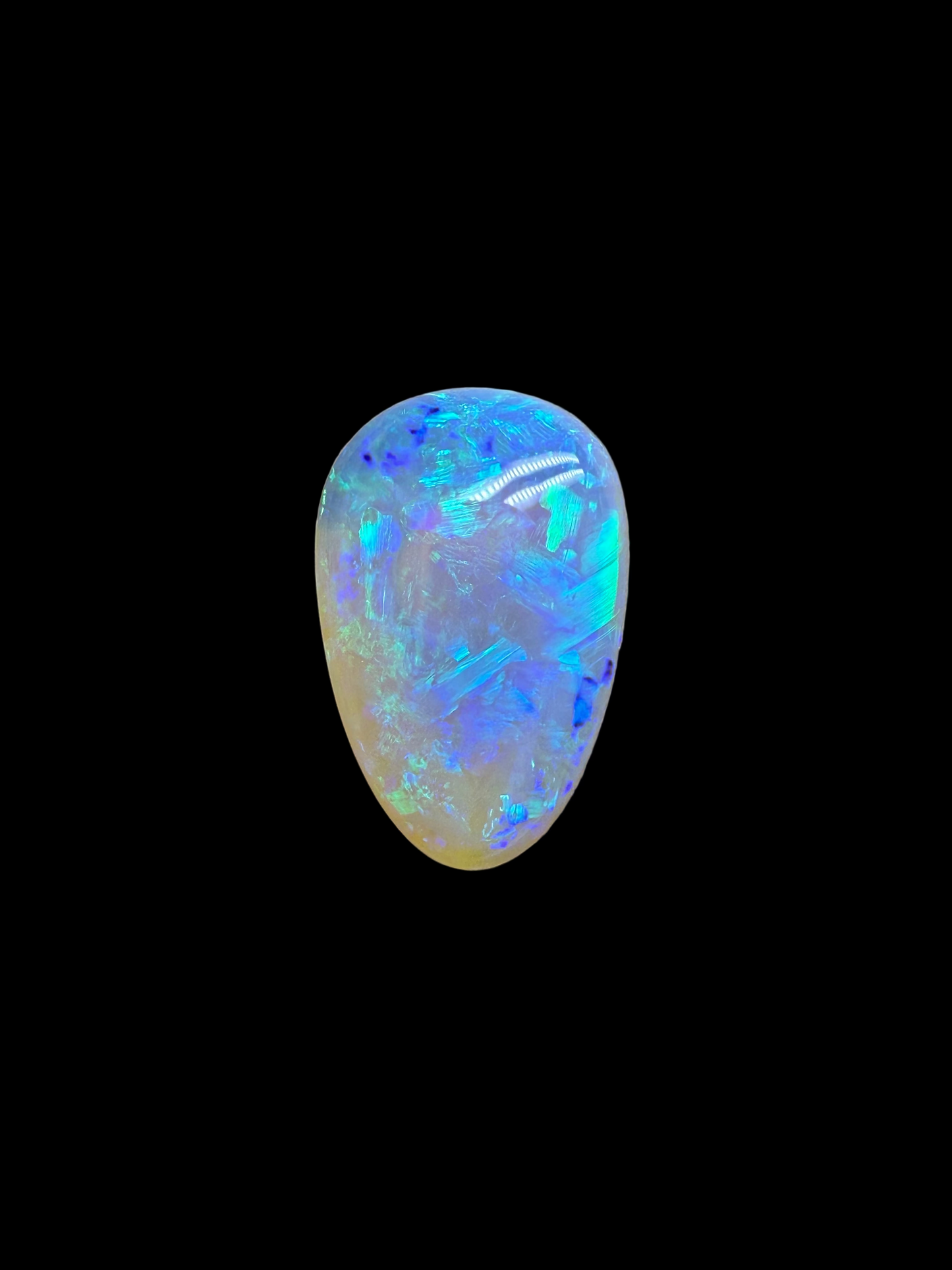 5.3ct Solid DarkCrystal Opal