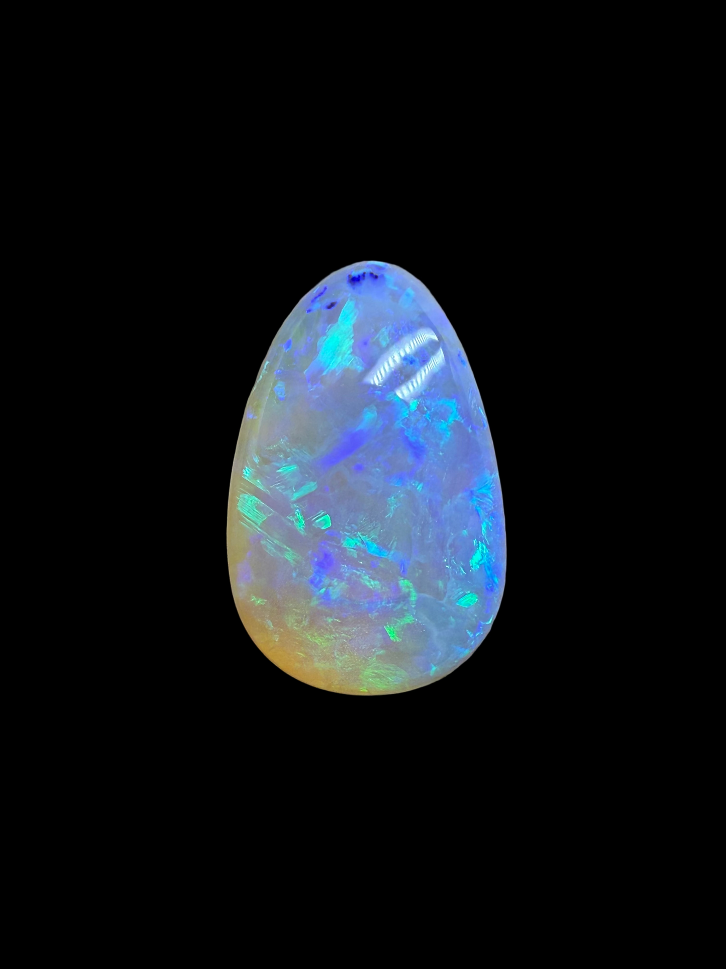 5.3ct Solid DarkCrystal Opal
