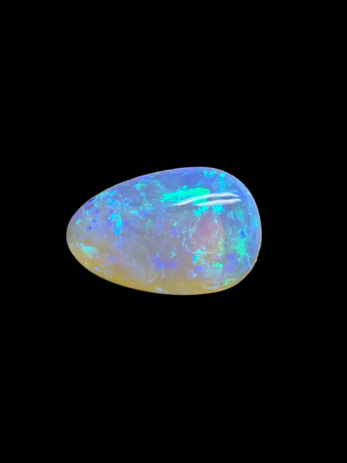 5.3ct Solid DarkCrystal Opal