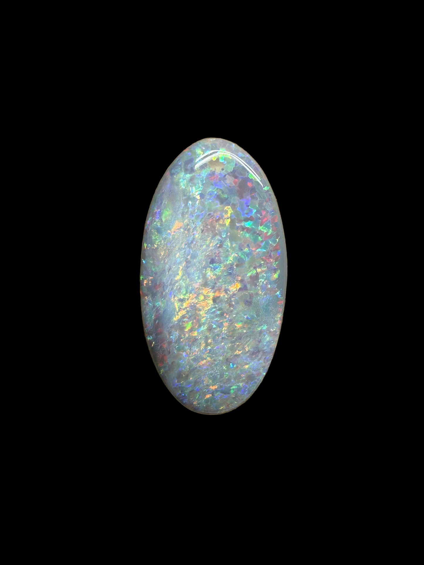 7.7ct Solid Dark Opal multicolor