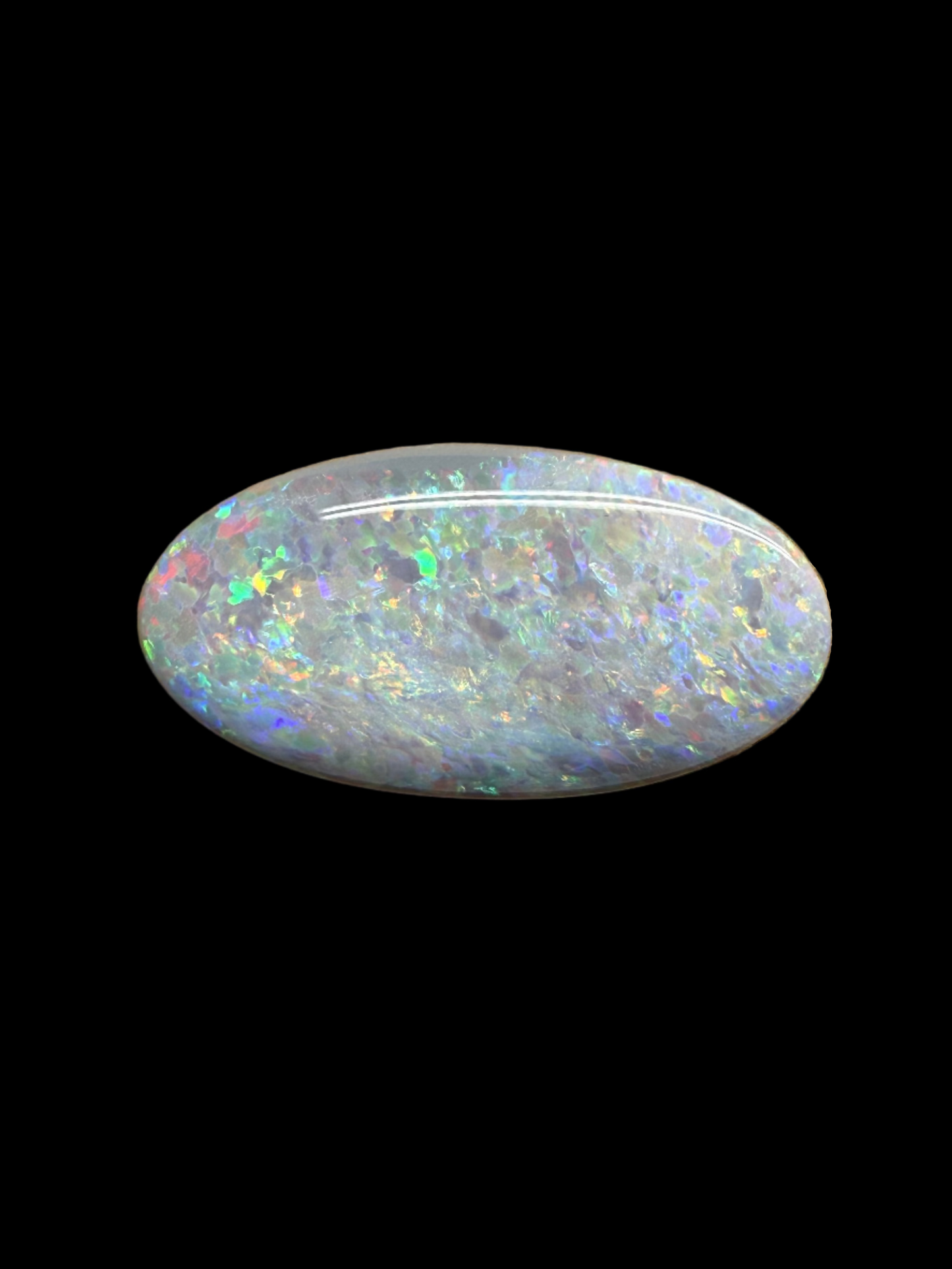 7.7ct Solid Dark Opal multicolor