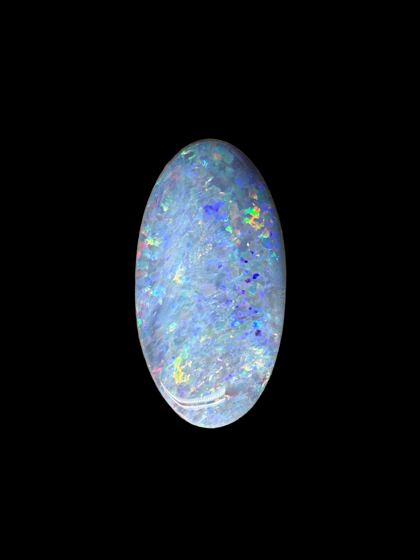 7.7ct Solid Dark Opal multicolor