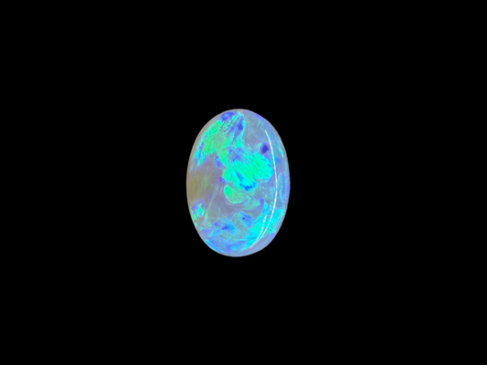 1.9ct Dark Crystal Opal blue green