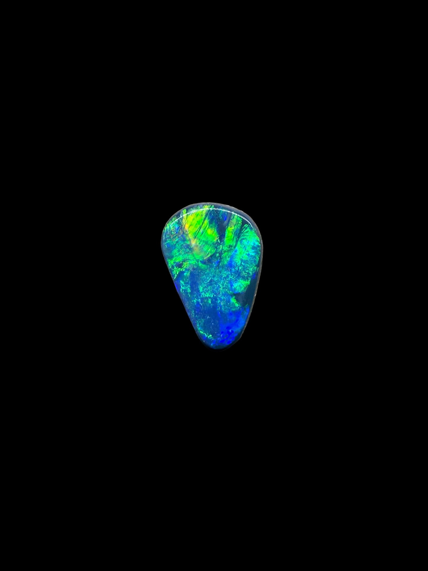 0.8ct Solid Black Opal