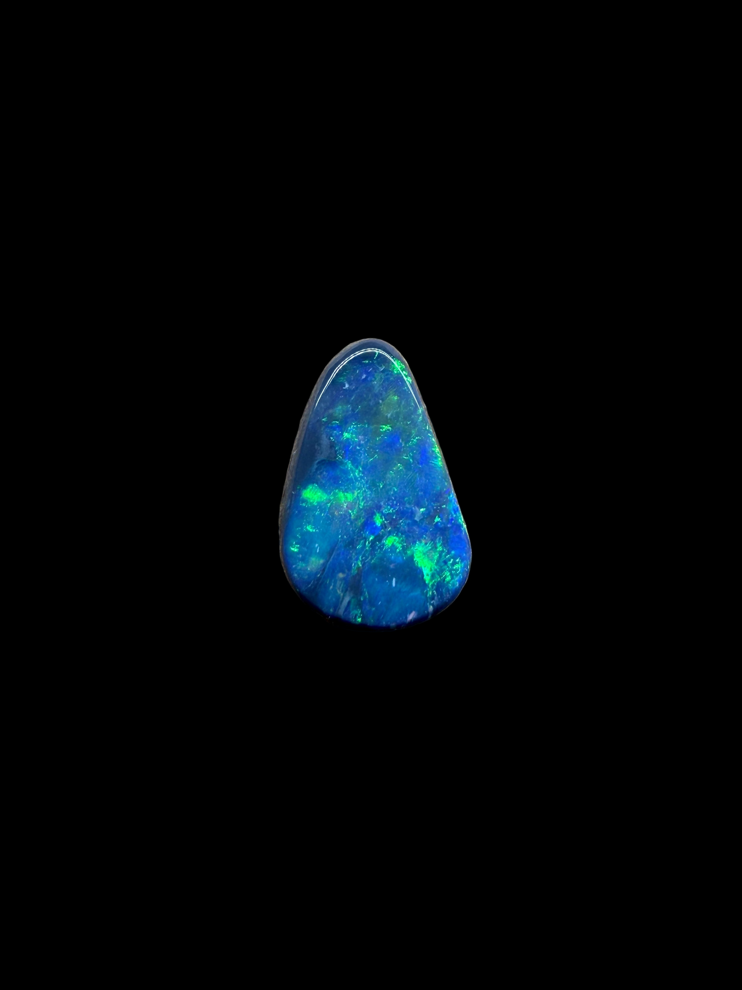 0.8ct Solid Black Opal