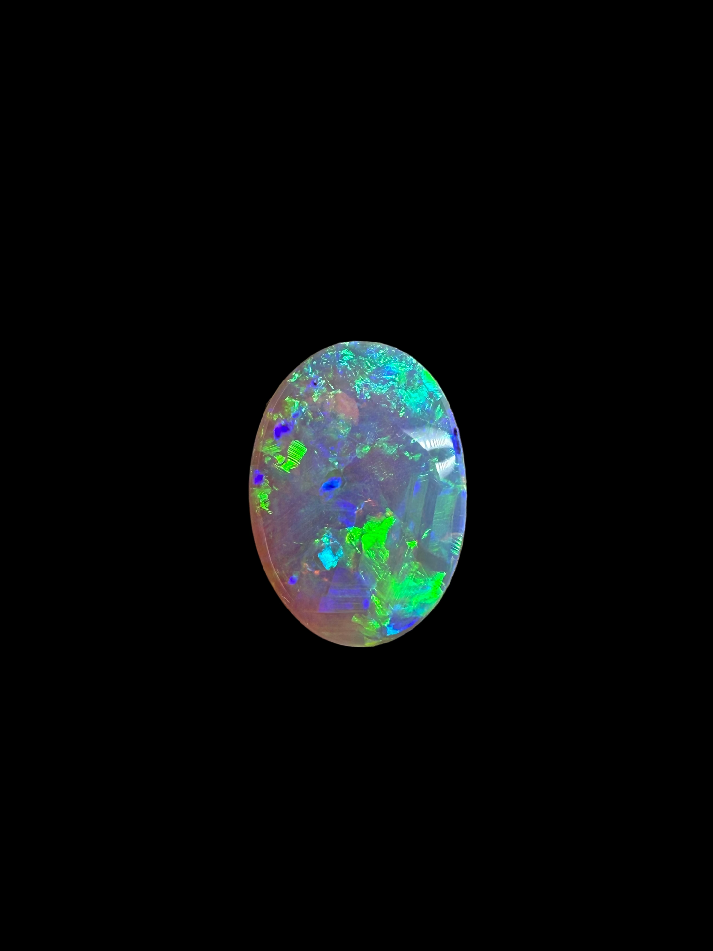 0.8ct Top Gem Solid Dark Crystal Opal