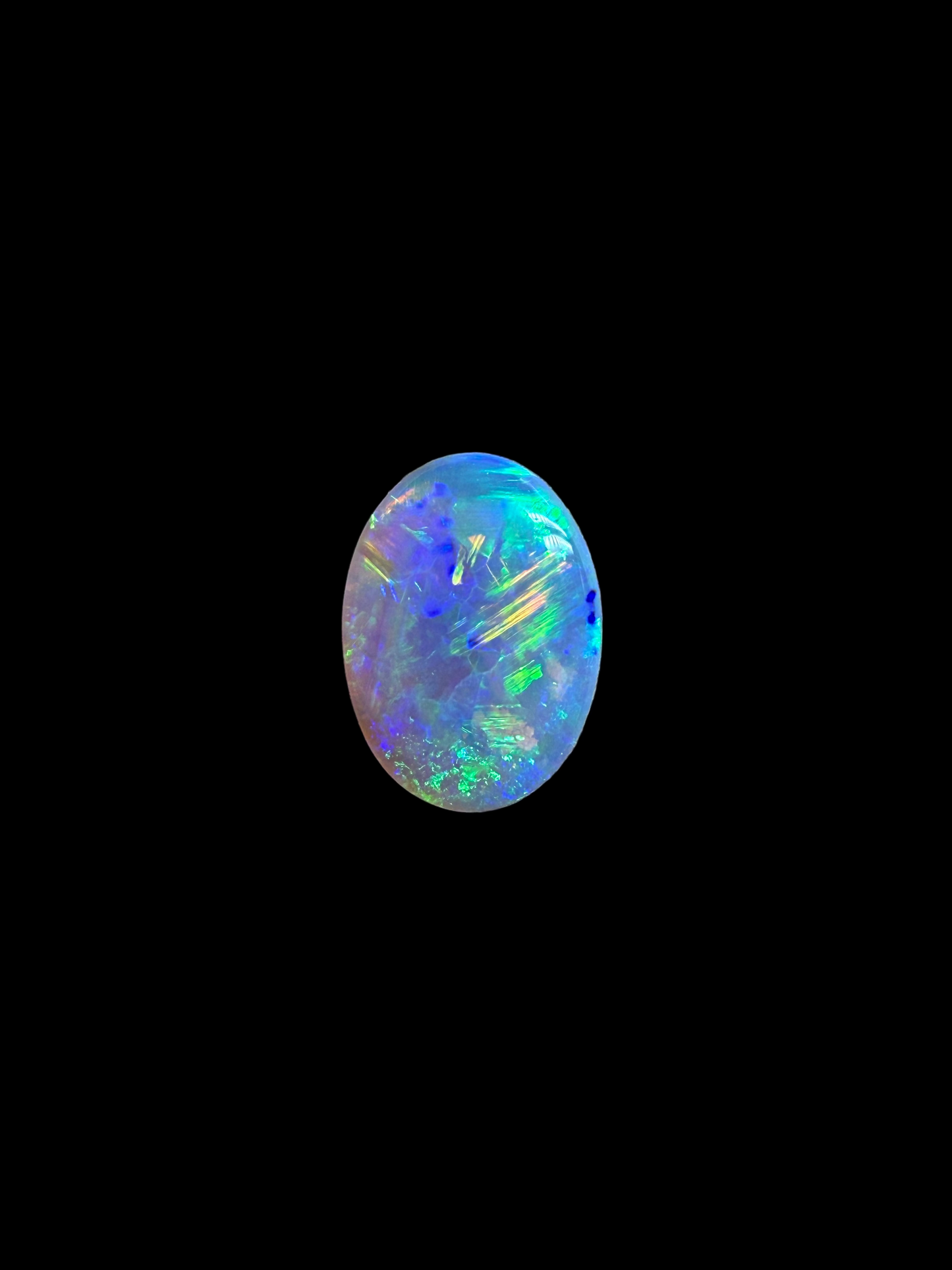 0.8ct Top Gem Solid Dark Crystal Opal