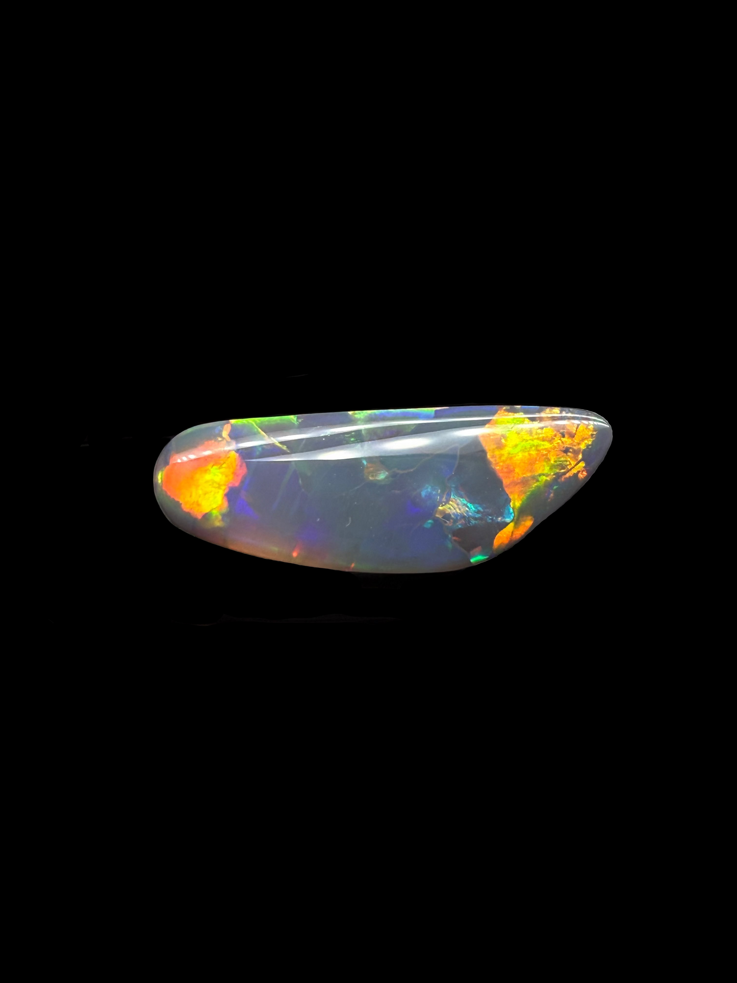 1.3ct Solid Black Opal Gem