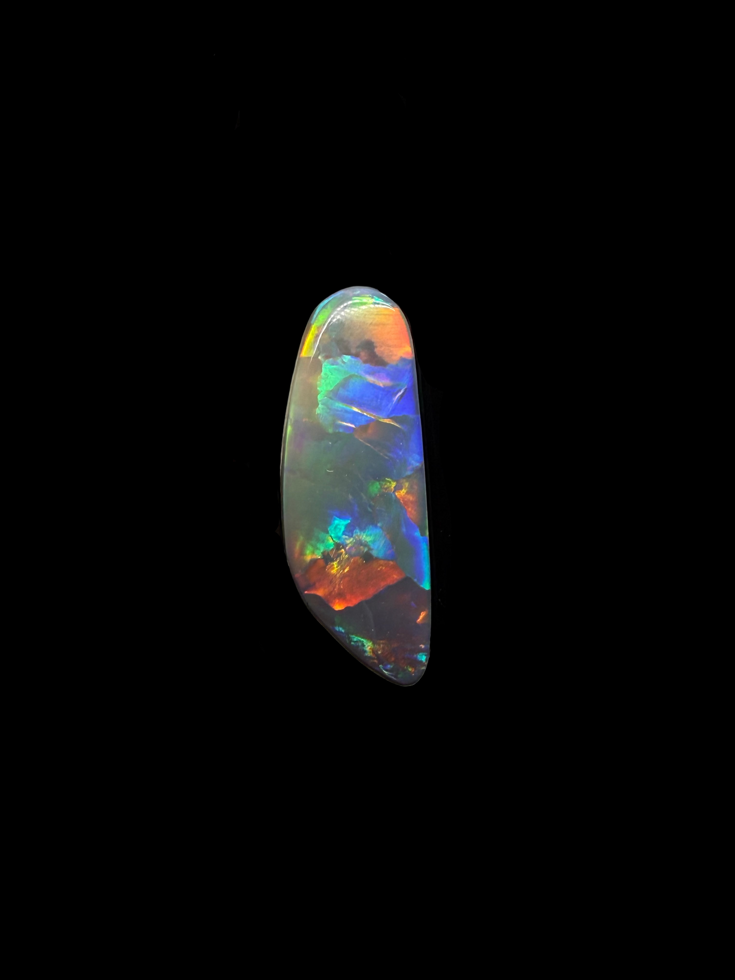 1.3ct Solid Black Opal Gem