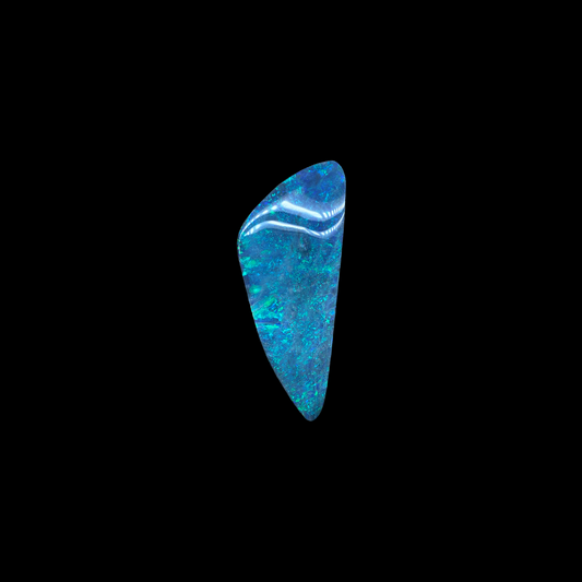 45.5ct Solid Black Opal Ocean Blue Green