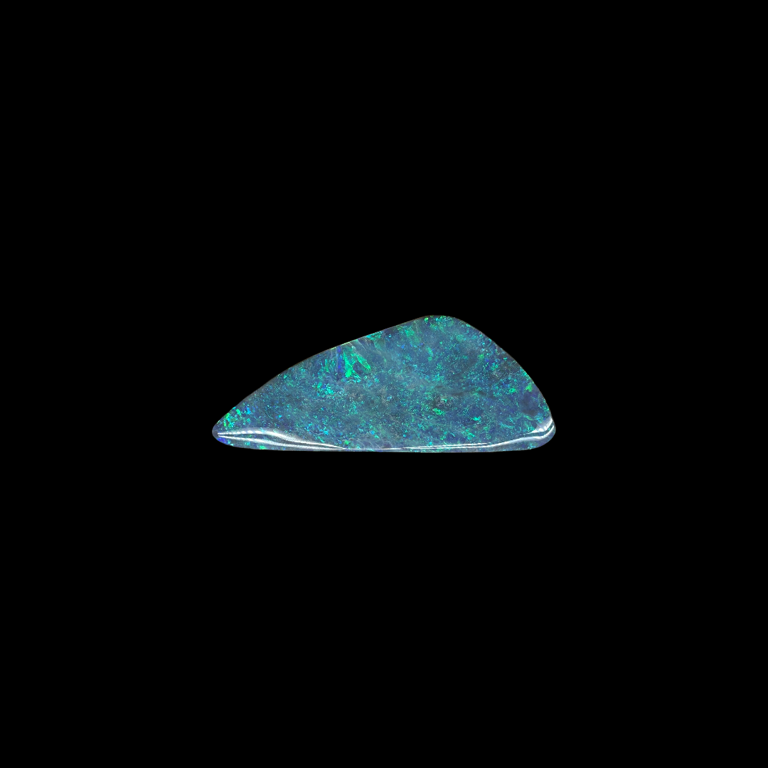 45.5ct Solid Black Opal Ocean Blue Green