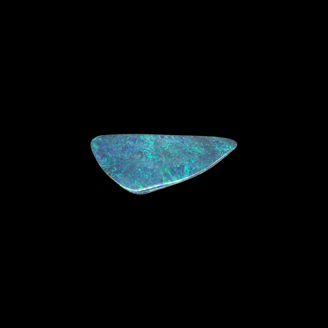 45.5ct Solid Black Opal Ocean Blue Green