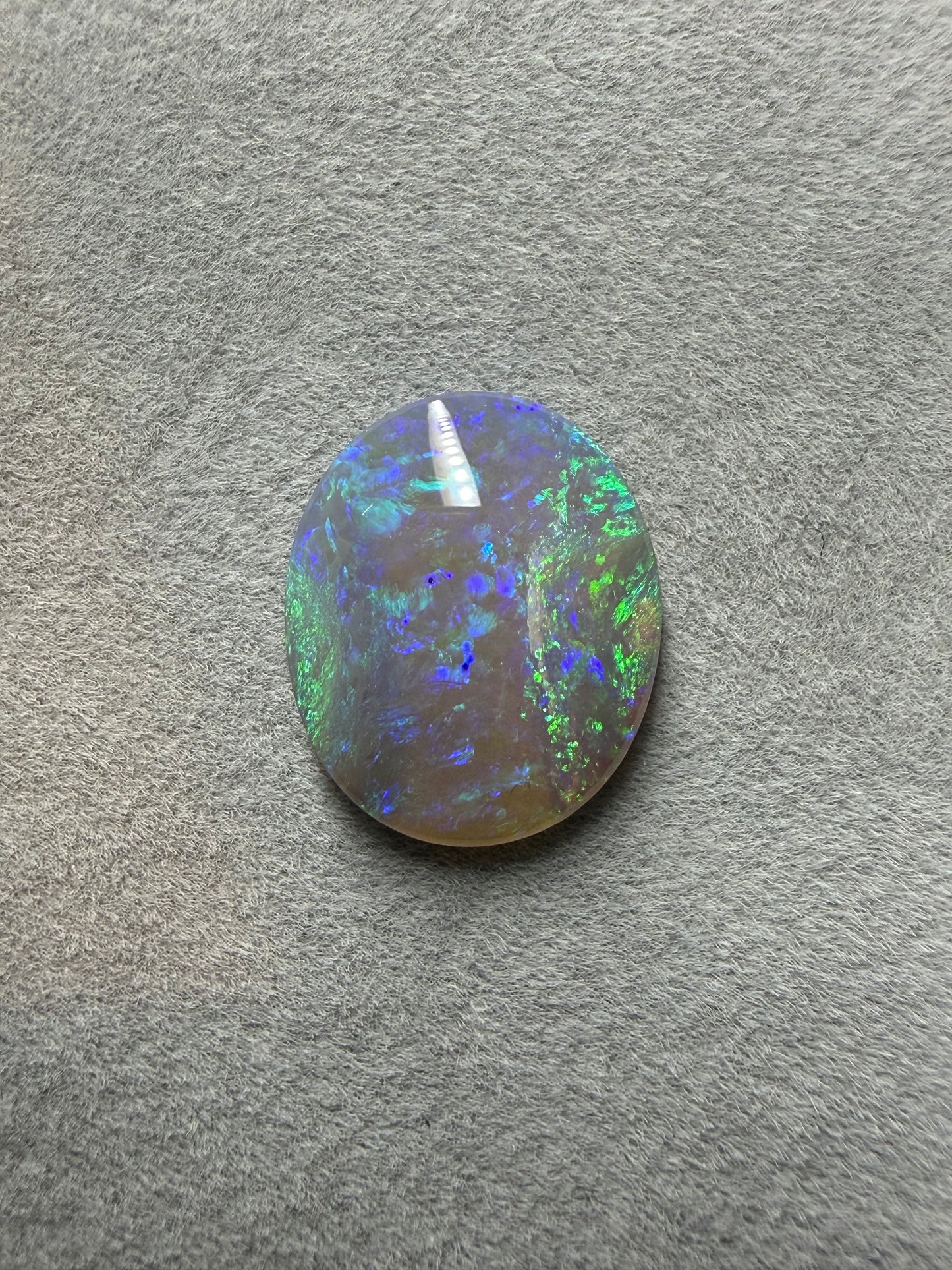 Lightning Ridge Dark Crystal Opal 3,0 ct | Blau-Grün