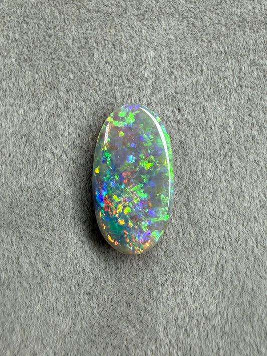 Solid Dark Opal Multicolor Gem - Masterpiece Opals Store