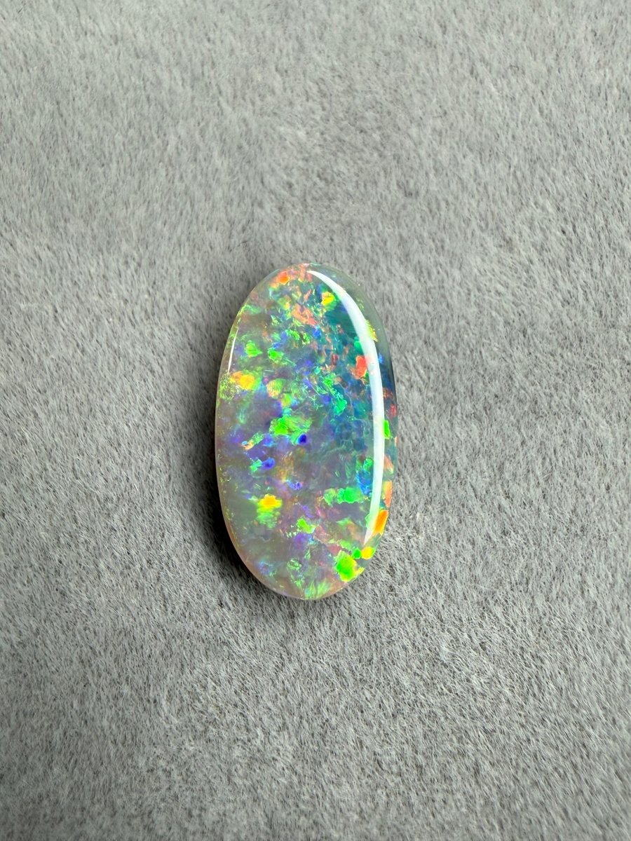 Solid Dark Opal Multicolor Gem - Masterpiece Opals Store