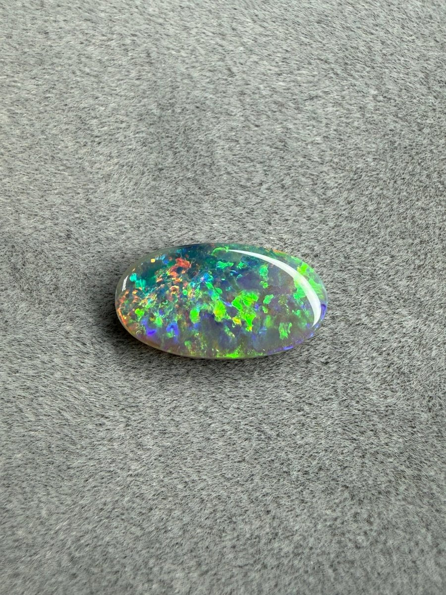 Solid Dark Opal Multicolor Gem - Masterpiece Opals Store